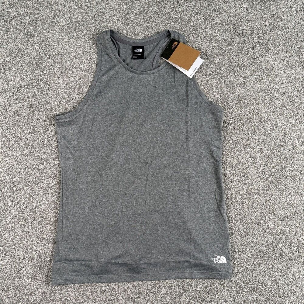 The North Face Breeze Tank Top Womens FlashDry Racerback Gray Size Large NEW